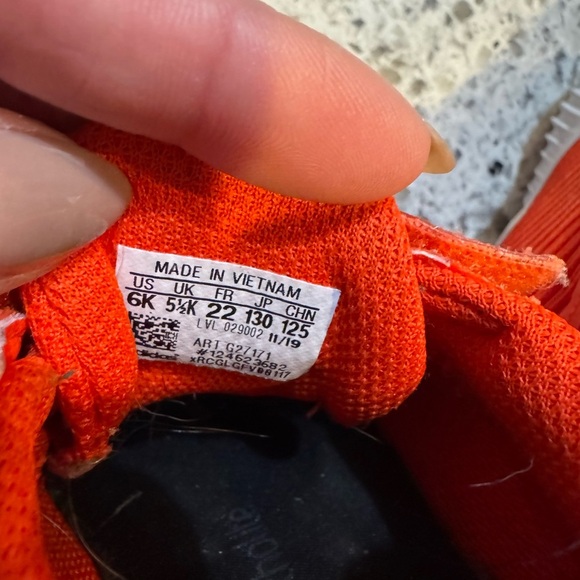 Adidas Kids Fortarun Orange Sneakers - Picture 4 of 4